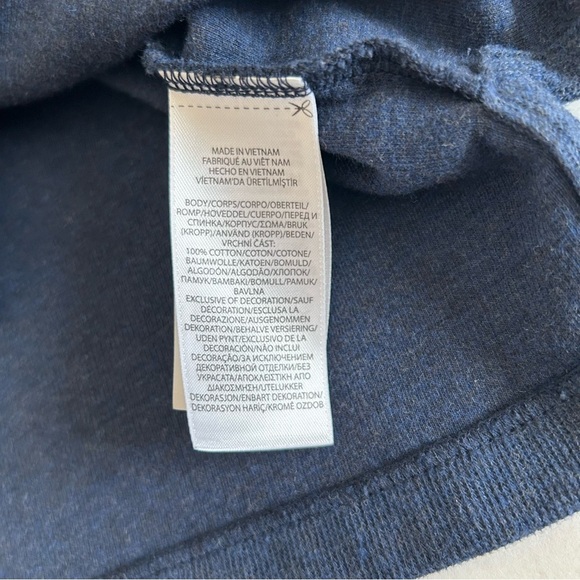 Polo Ralph Lauren Boy’s Blue Snowflake Ribbed Quarter‎ Zip Pullover Sweater M - Picture 8 of 11